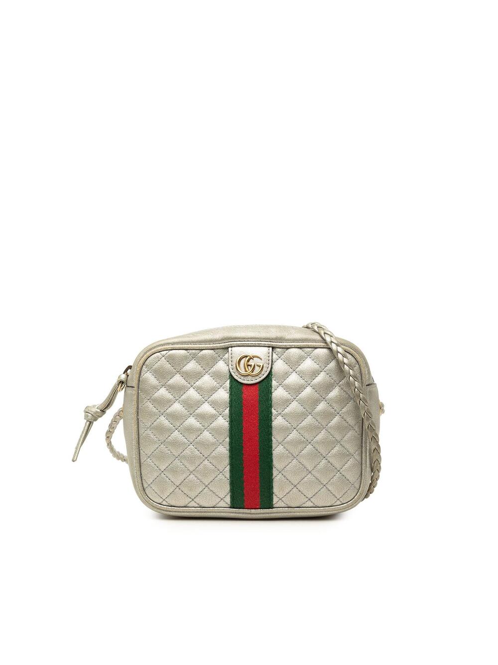 Gucci Mini Quilted Metallic Calfskin #350662G71B